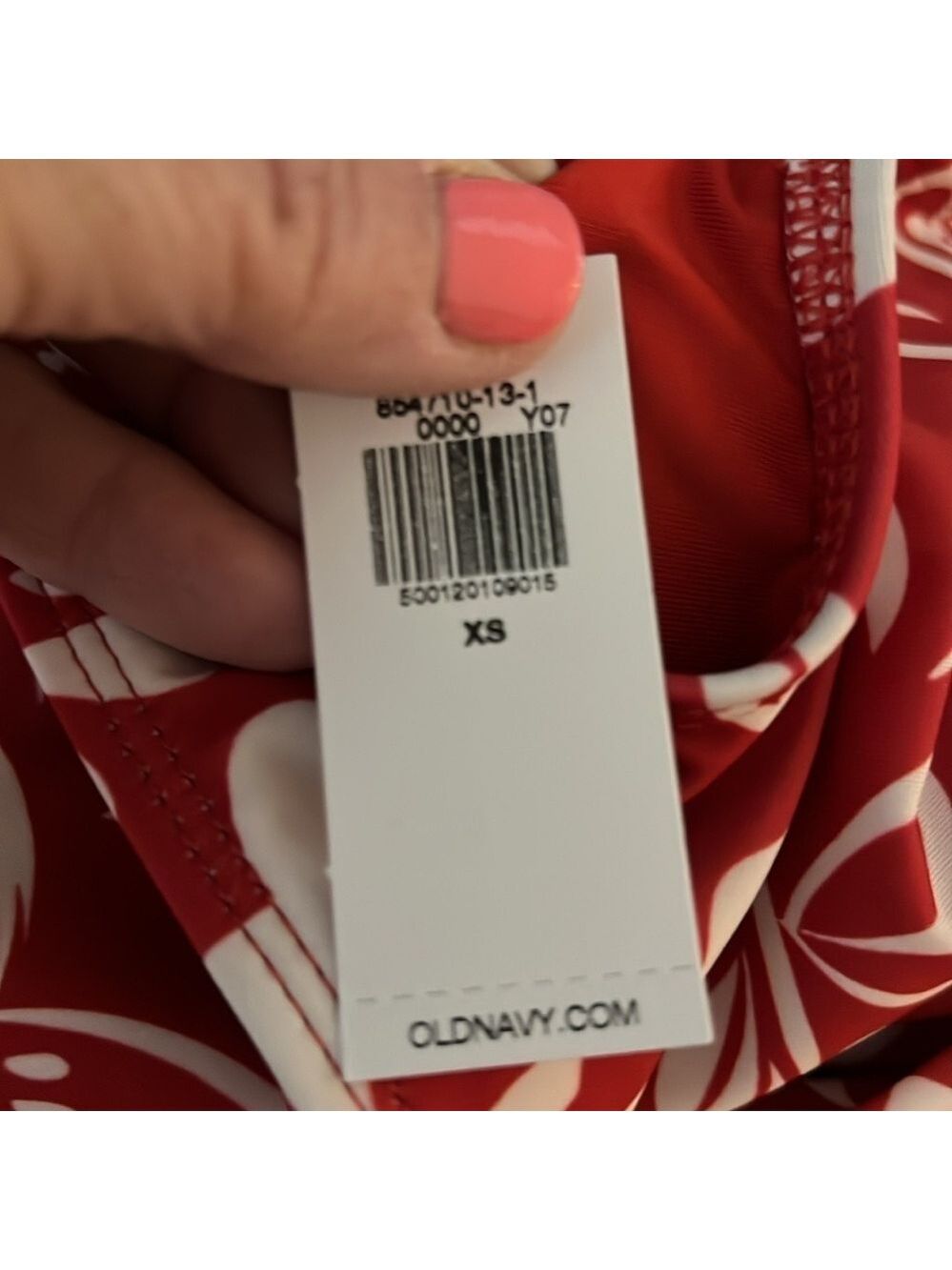 Old Navy One Piece Hawaii Hawaiian Print Swimsuit Summer Vacation Swim Dress XS - Picture 7 of 7
